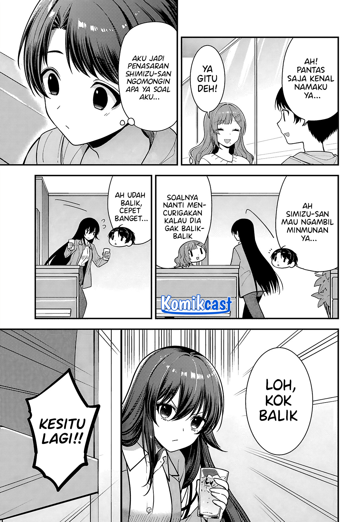Tonari no Seki no Yankee Shimizu-san ga Kami o Kuroku Sometekita chapter 5