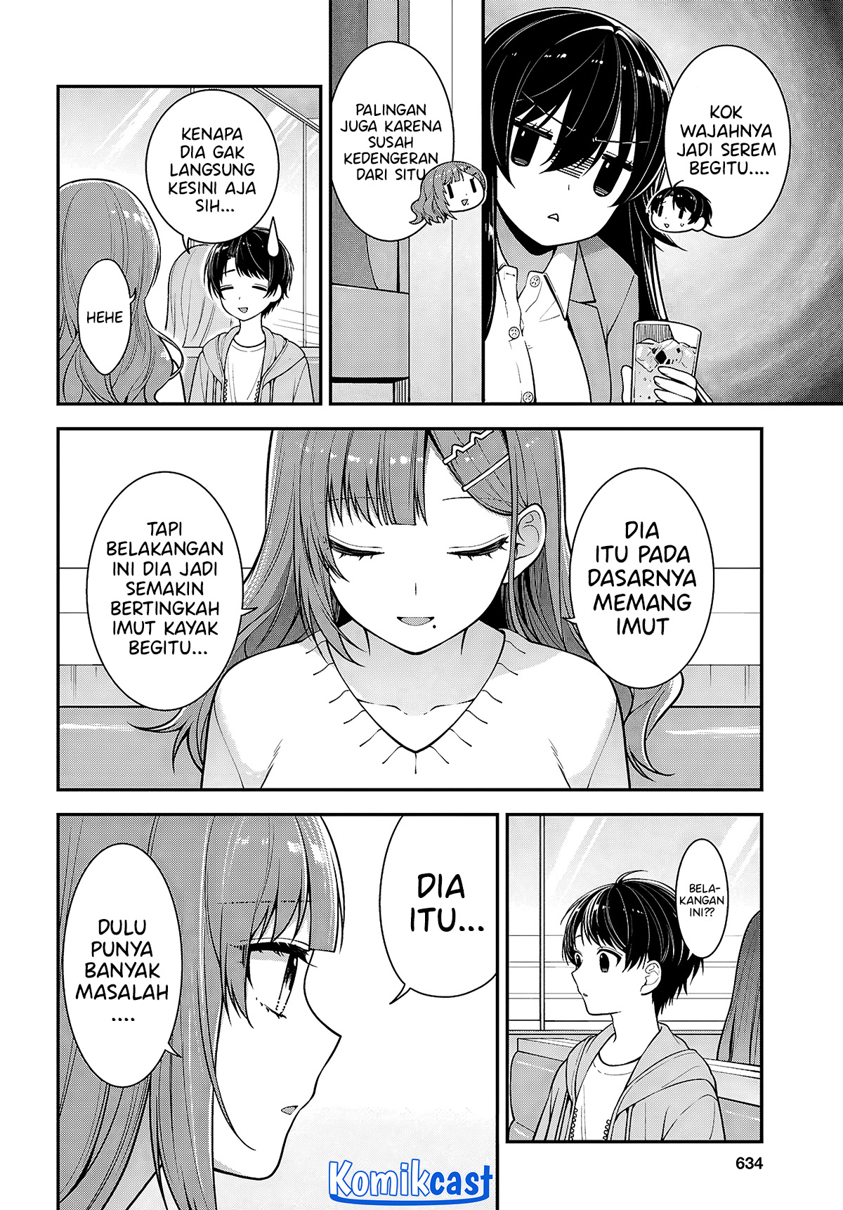 Tonari no Seki no Yankee Shimizu-san ga Kami o Kuroku Sometekita chapter 5