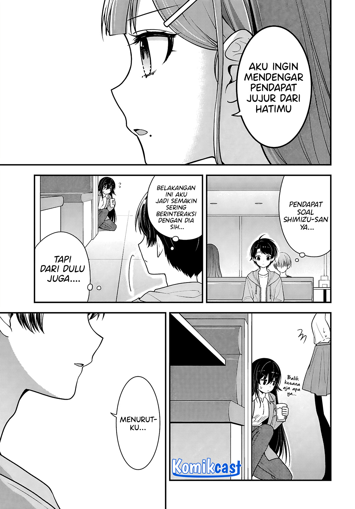 Tonari no Seki no Yankee Shimizu-san ga Kami o Kuroku Sometekita chapter 5