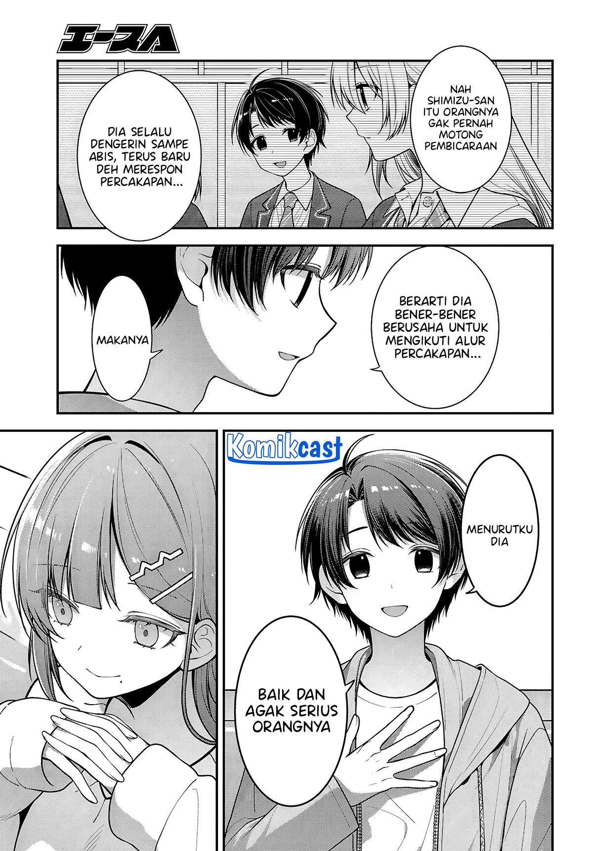 Tonari no Seki no Yankee Shimizu-san ga Kami o Kuroku Sometekita chapter 5