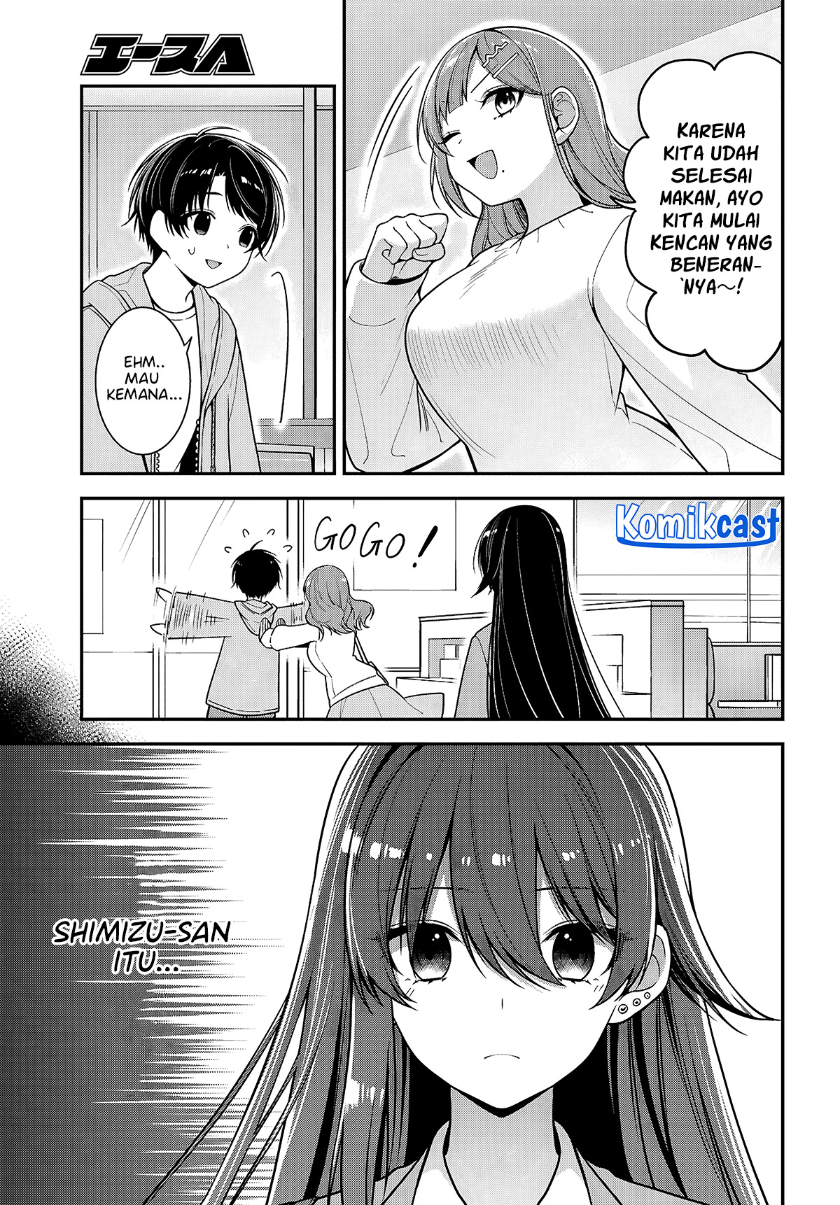 Tonari no Seki no Yankee Shimizu-san ga Kami o Kuroku Sometekita chapter 5