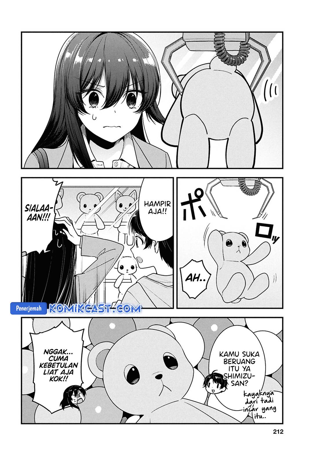 Tonari no Seki no Yankee Shimizu-san ga Kami o Kuroku Sometekita Chapter 07 Bahasa Indonesia