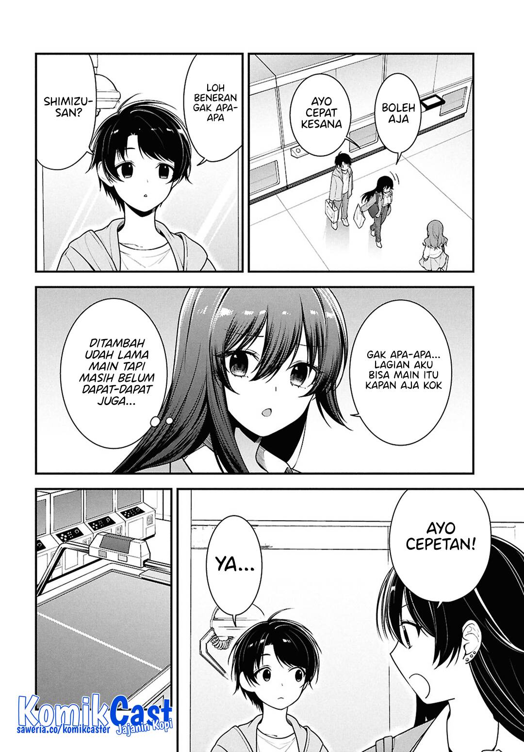 Tonari no Seki no Yankee Shimizu-san ga Kami o Kuroku Sometekita Chapter 07 Bahasa Indonesia