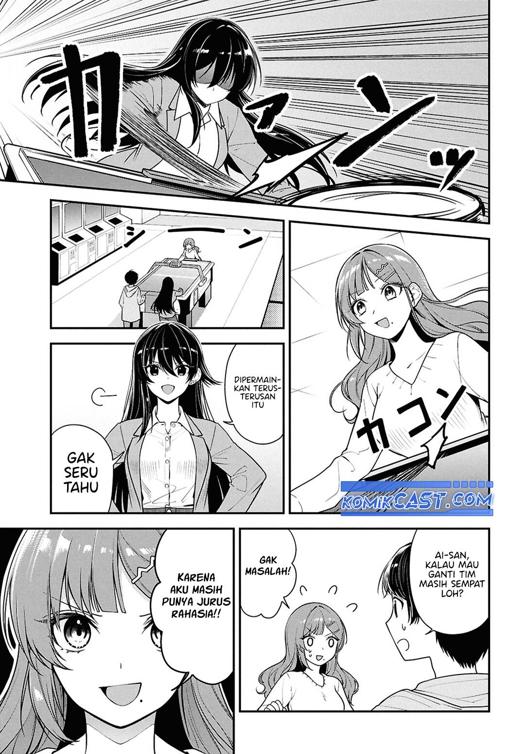 Tonari no Seki no Yankee Shimizu-san ga Kami o Kuroku Sometekita Chapter 07 Bahasa Indonesia