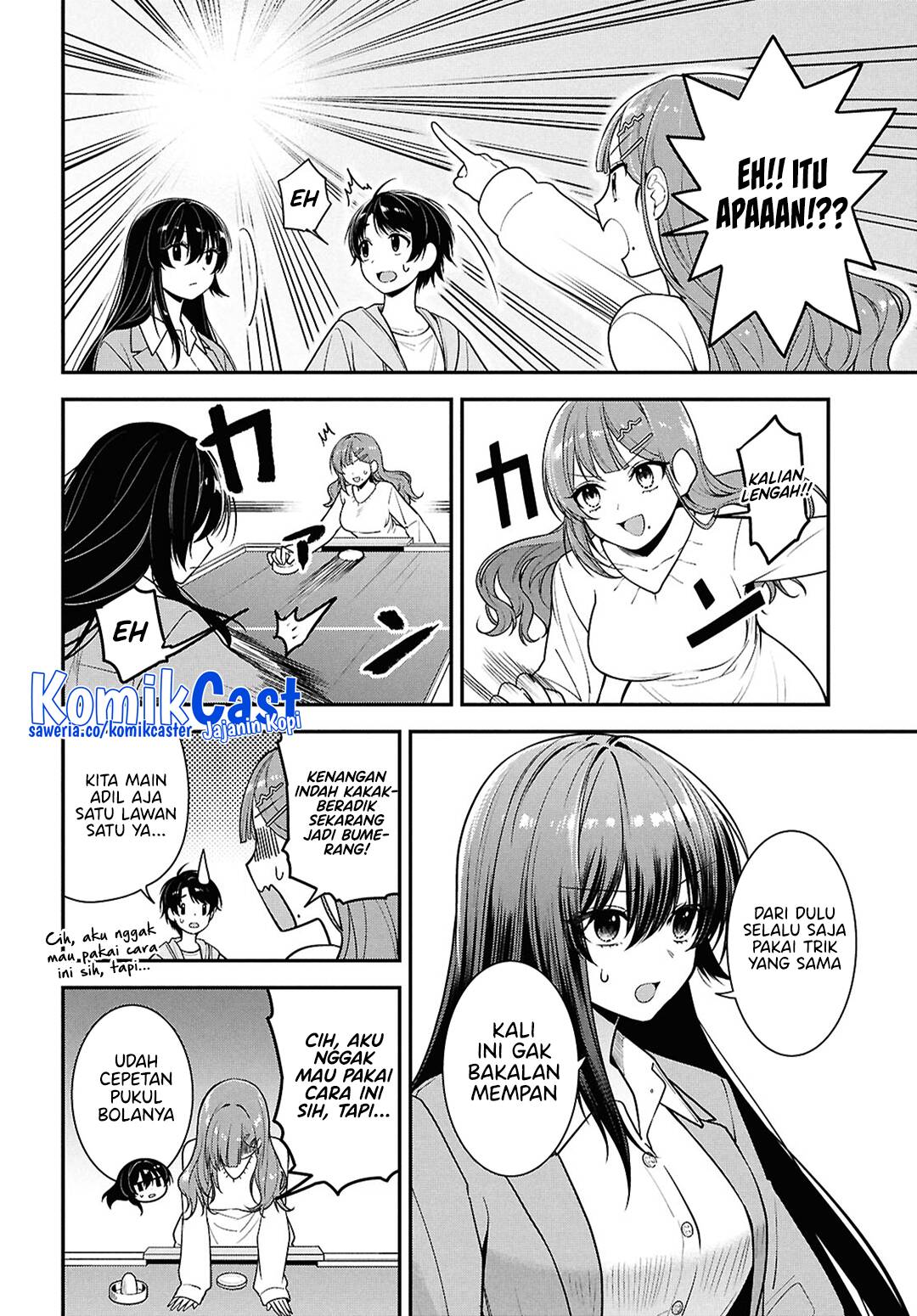 Tonari no Seki no Yankee Shimizu-san ga Kami o Kuroku Sometekita Chapter 07 Bahasa Indonesia