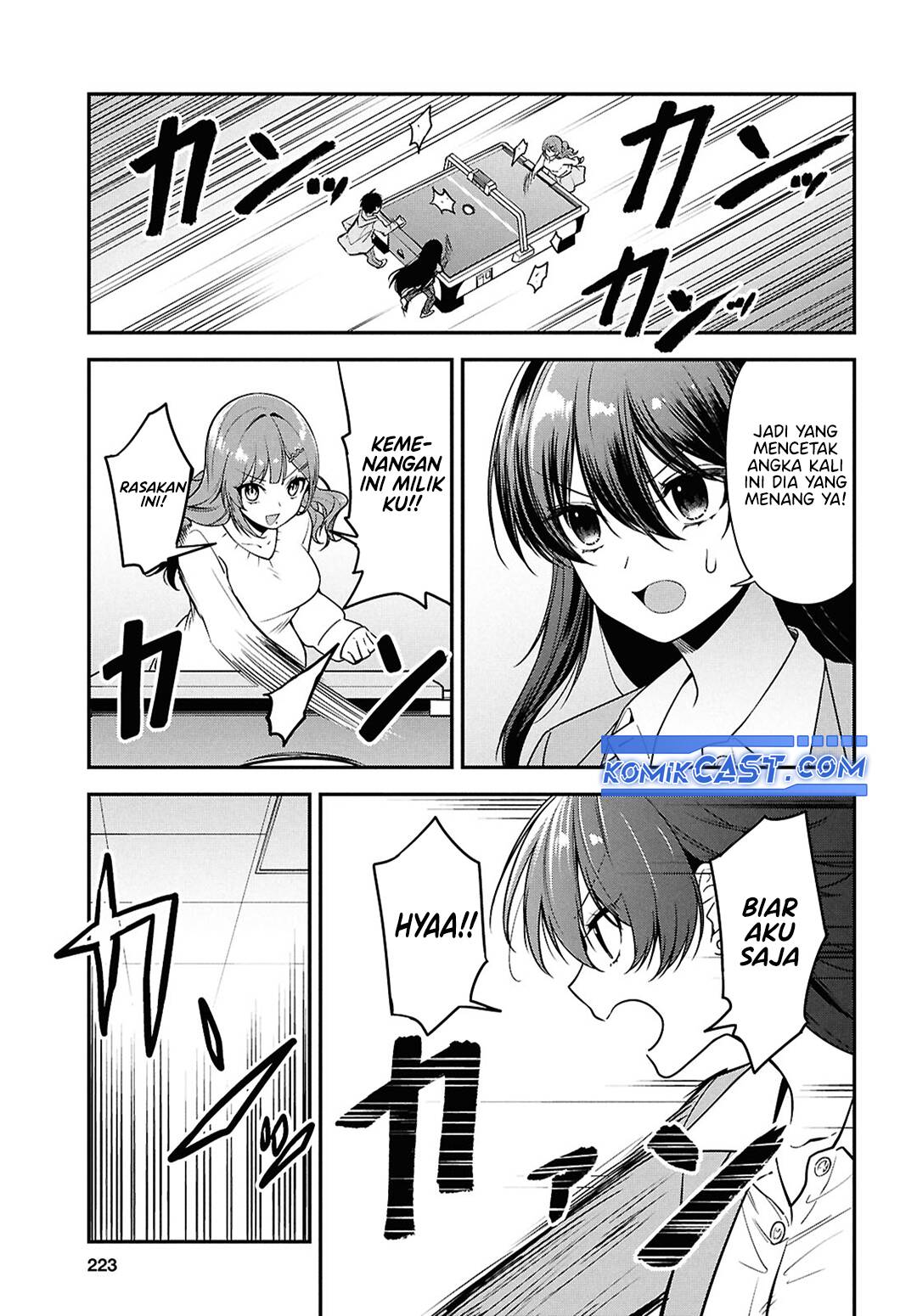 Tonari no Seki no Yankee Shimizu-san ga Kami o Kuroku Sometekita Chapter 07 Bahasa Indonesia