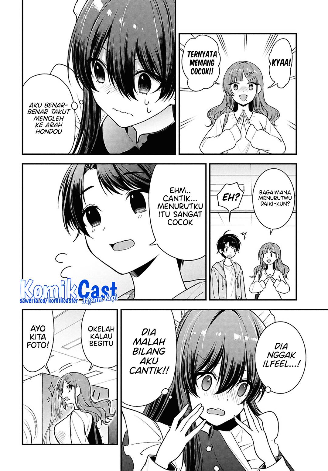 Tonari no Seki no Yankee Shimizu-san ga Kami o Kuroku Sometekita Chapter 07 Bahasa Indonesia