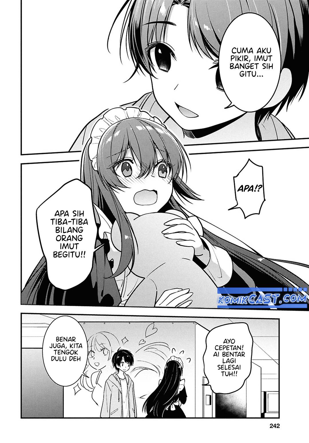 Tonari no Seki no Yankee Shimizu-san ga Kami o Kuroku Sometekita Chapter 07 Bahasa Indonesia