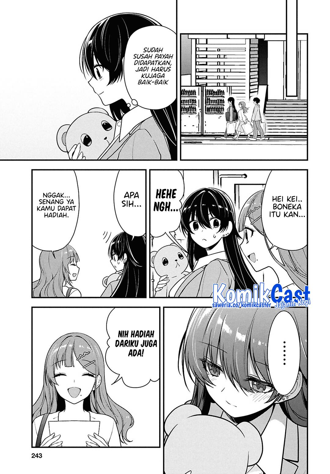 Tonari no Seki no Yankee Shimizu-san ga Kami o Kuroku Sometekita Chapter 07 Bahasa Indonesia