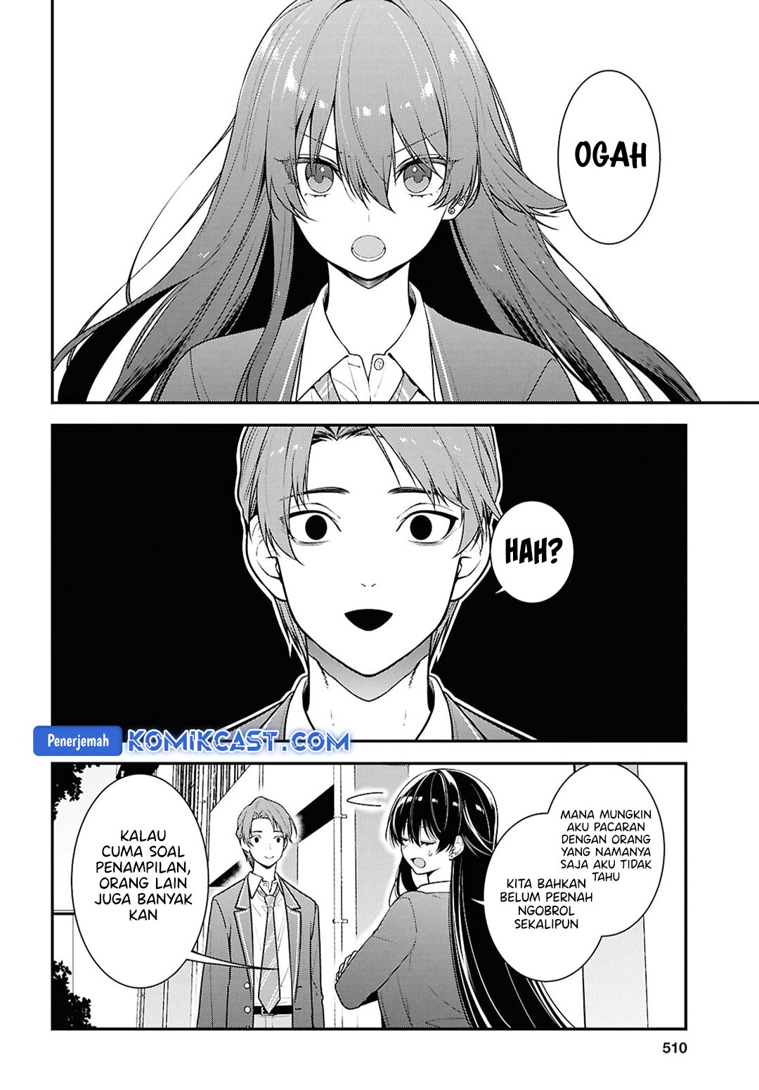 Tonari no Seki no Yankee Shimizu-san ga Kami o Kuroku Sometekita chapter 9