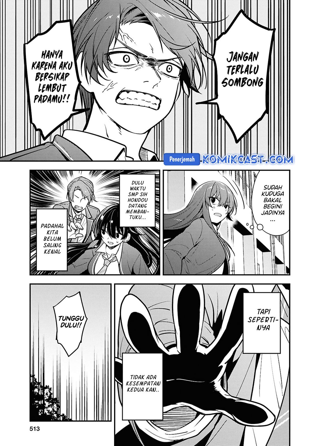 Tonari no Seki no Yankee Shimizu-san ga Kami o Kuroku Sometekita chapter 9