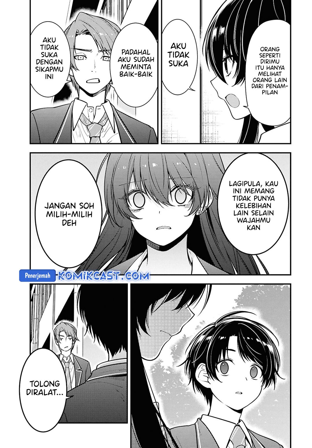 Tonari no Seki no Yankee Shimizu-san ga Kami o Kuroku Sometekita chapter 9