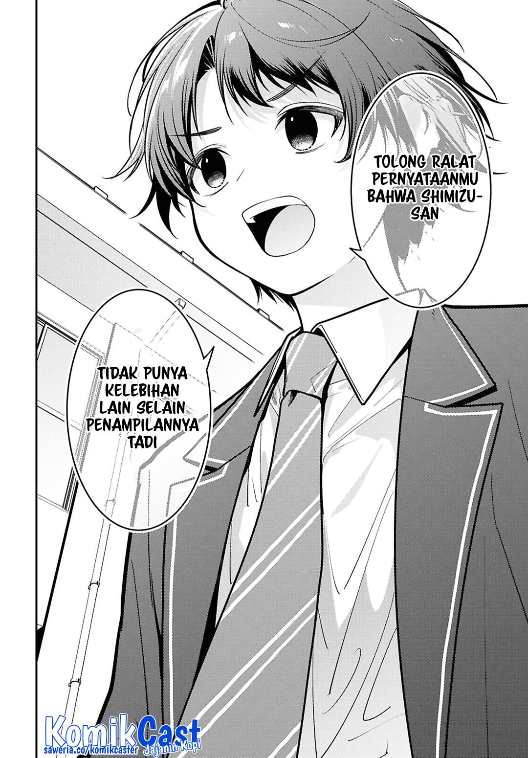 Tonari no Seki no Yankee Shimizu-san ga Kami o Kuroku Sometekita chapter 9