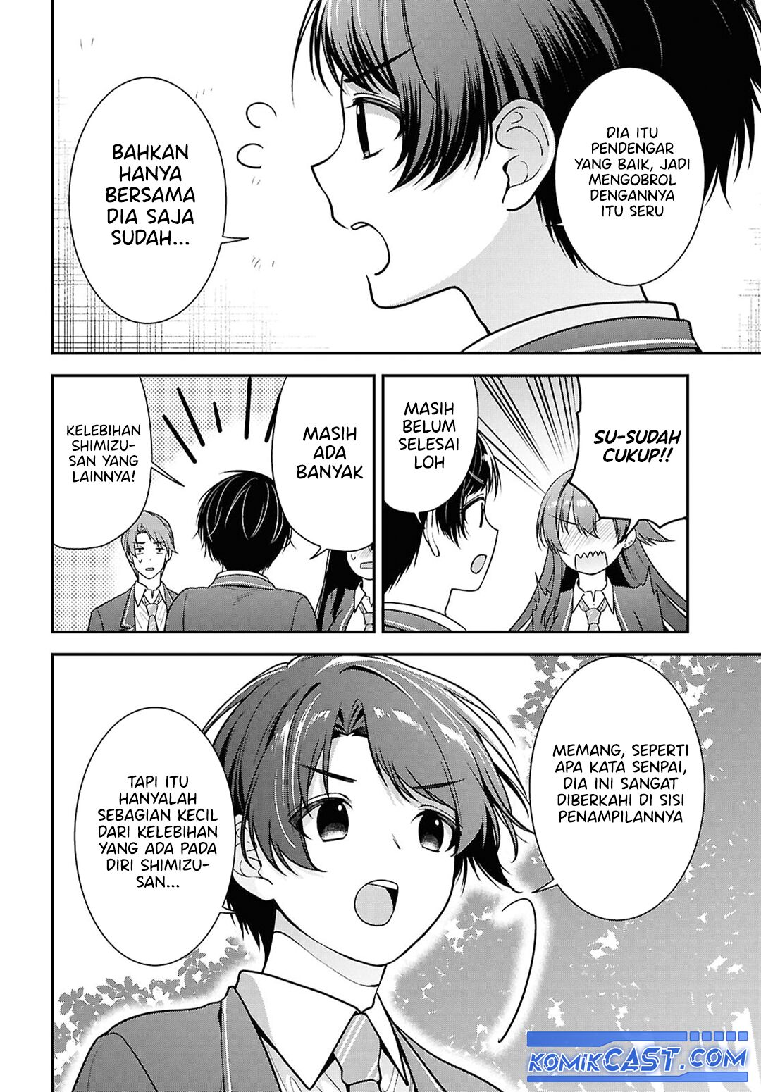 Tonari no Seki no Yankee Shimizu-san ga Kami o Kuroku Sometekita chapter 9