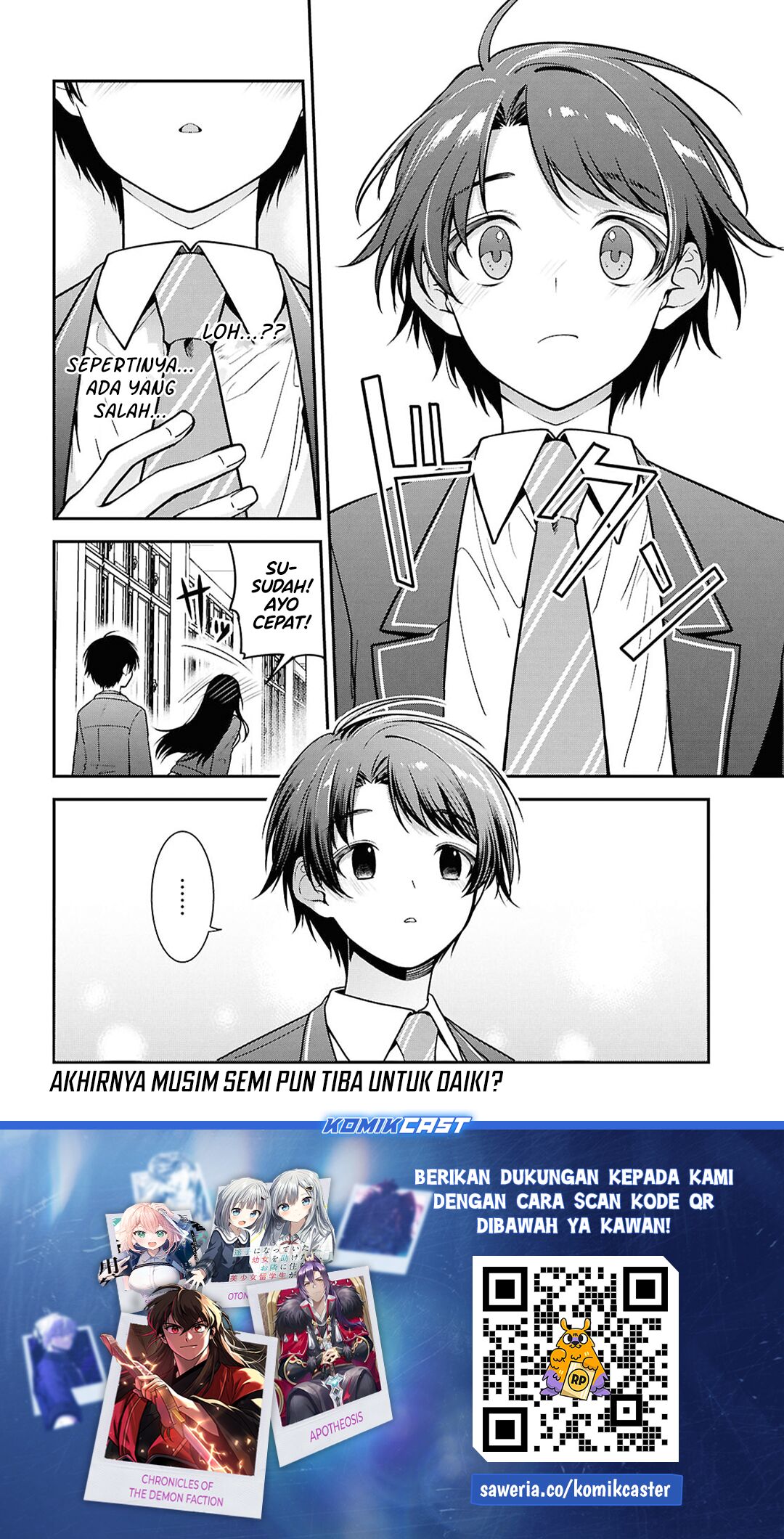 Tonari no Seki no Yankee Shimizu-san ga Kami o Kuroku Sometekita chapter 9