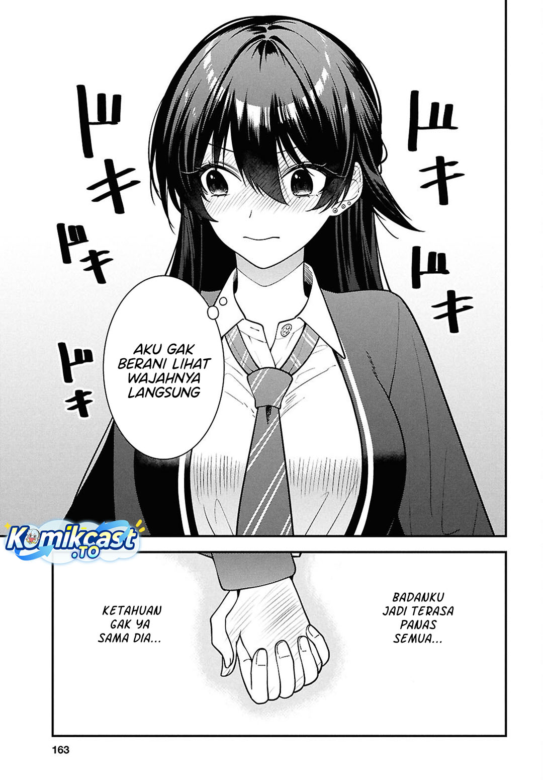 Tonari no Seki no Yankee Shimizu-san ga Kami o Kuroku Sometekita chapter 14