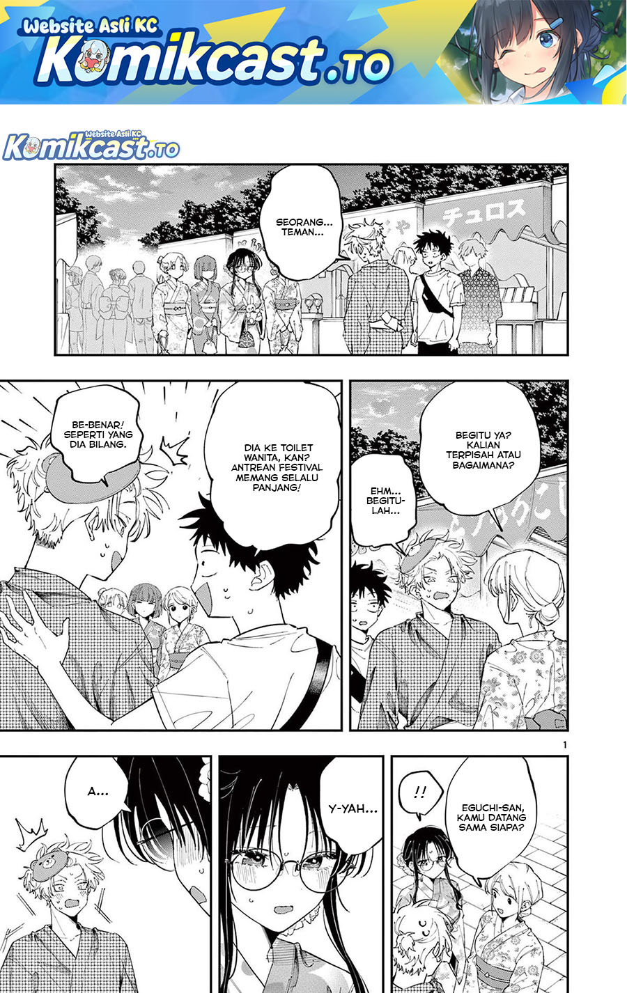 Tonari no Seki no Yatsu ga Souiu Me de Mitekuru Chapter 82 Bahasa Indonesia