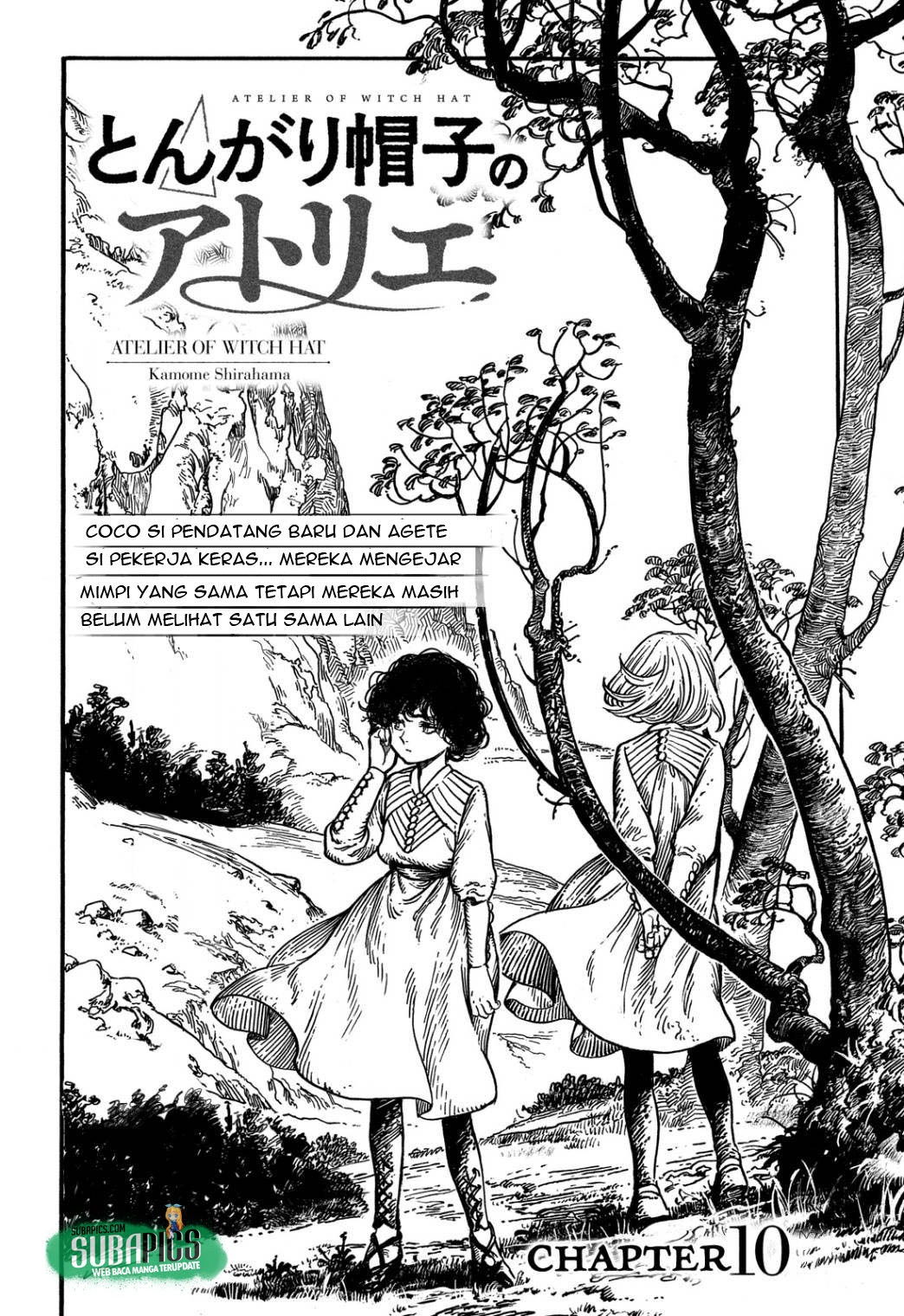 Tongari Boushi no Atelier Chapter 10 Bahasa Indonesia