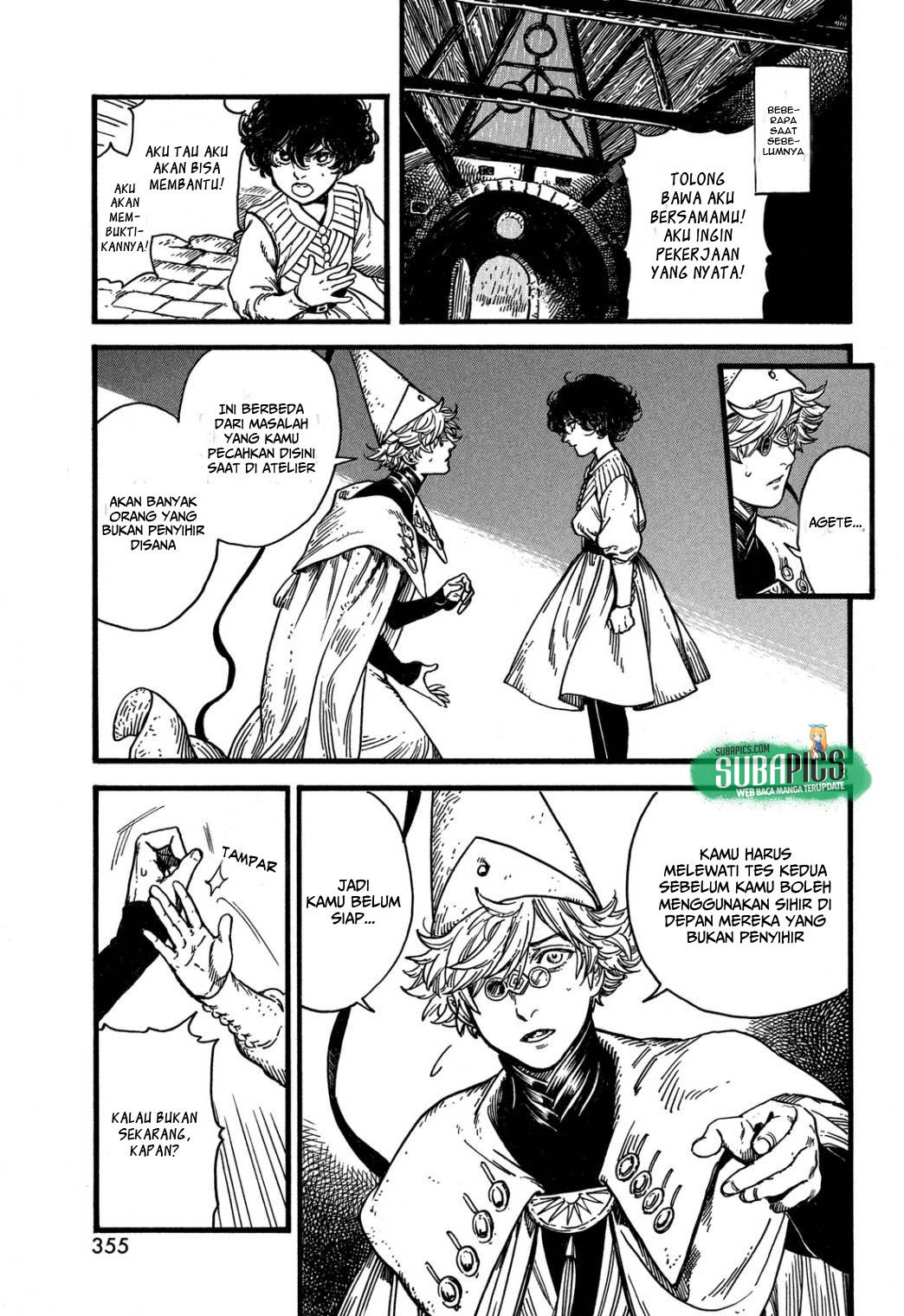 Tongari Boushi no Atelier Chapter 10 Bahasa Indonesia