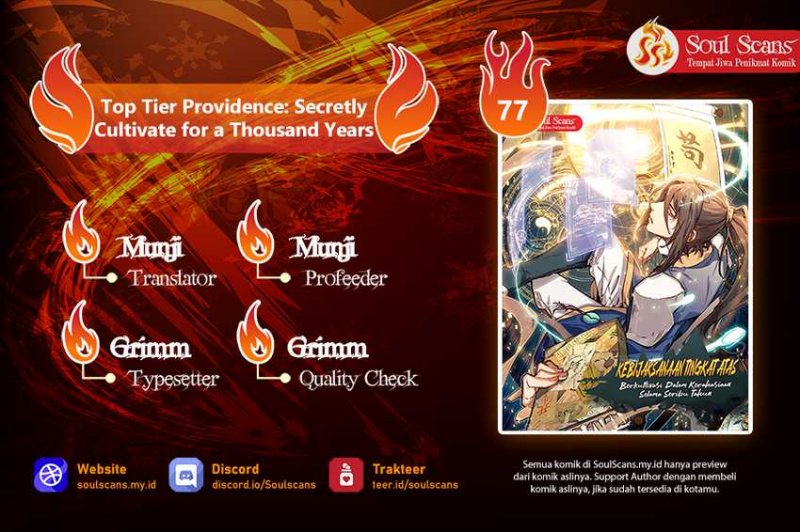 Top Tier Providence: Secretly Cultivate for a Thousand Years chapter 77