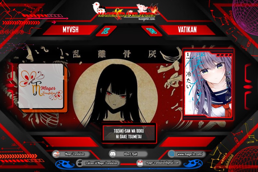 Tozaki-san wa Boku ni Dake Tsumetai Chapter 04 Bahasa Indonesia