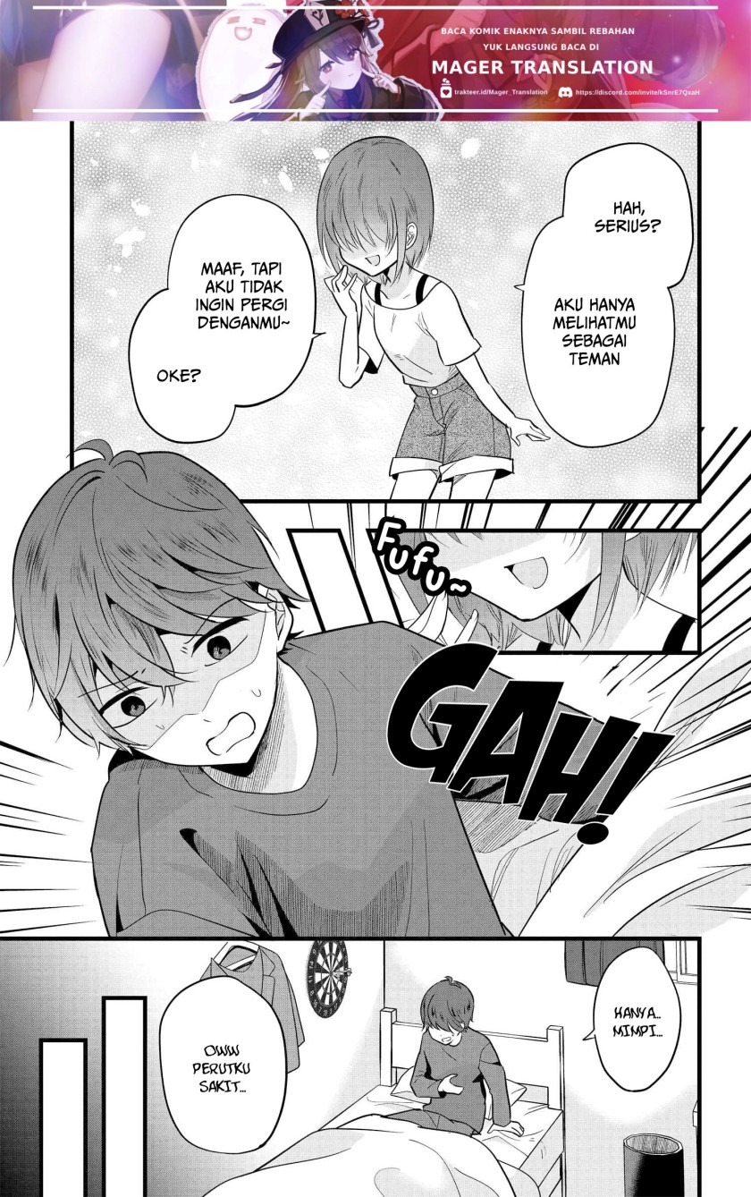Tozaki-san wa Boku ni Dake Tsumetai Chapter 04 Bahasa Indonesia