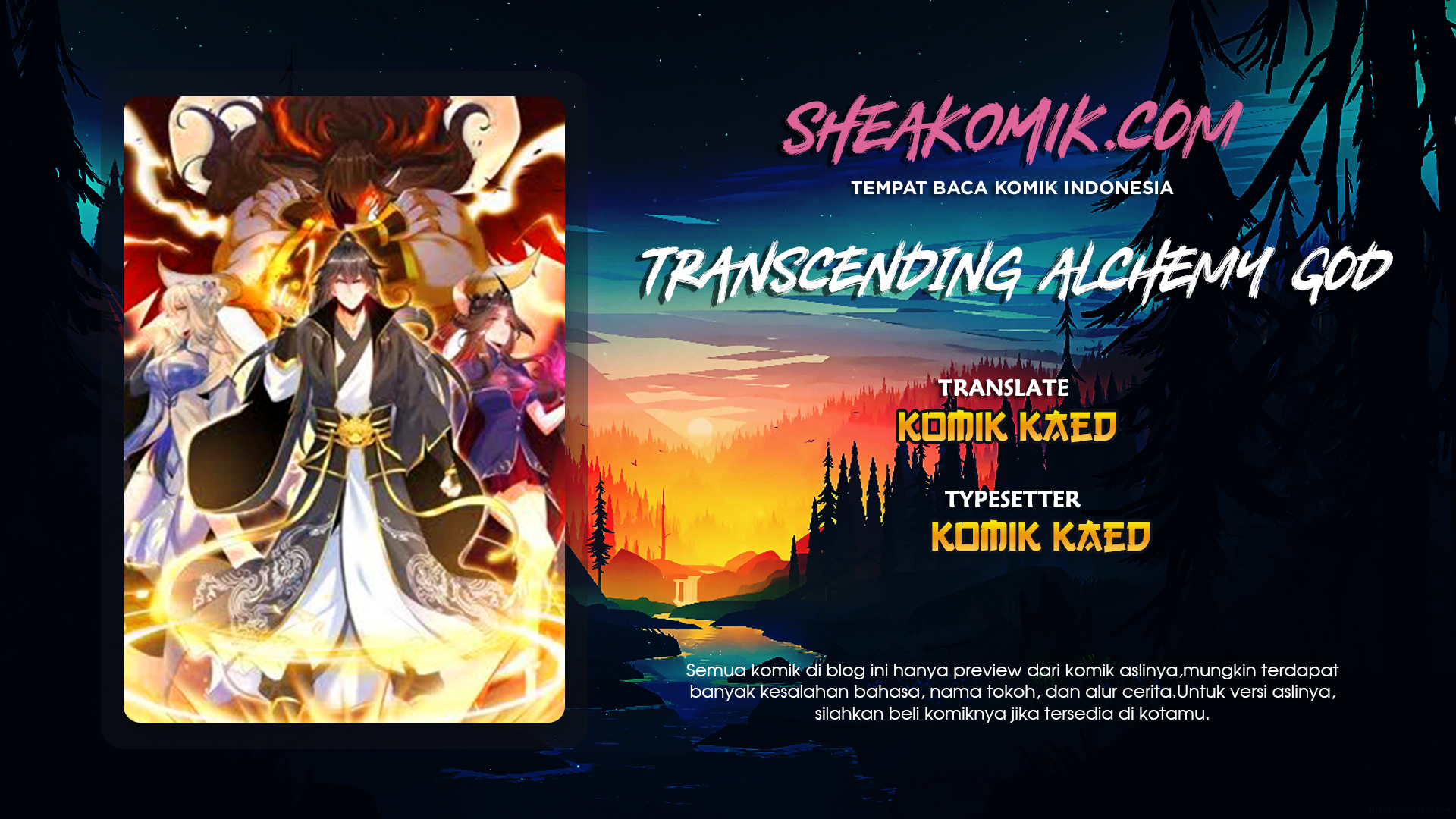 Transcending Alchemy God Chapter 04 Bahasa Indonesia