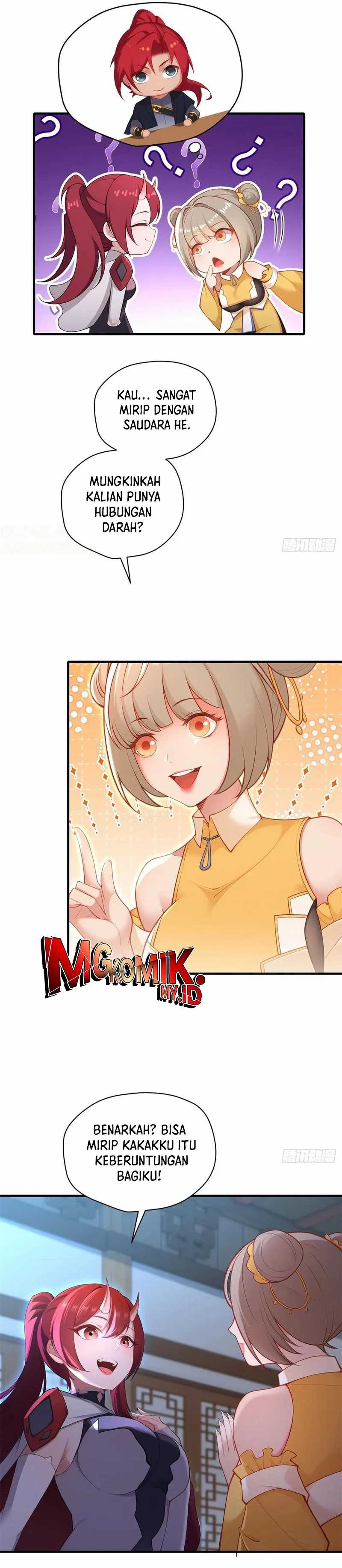 Traveling Through Time and Space to Become an Unlucky NPC: I Have a Wife to Protect Me Chapter 98 Bahasa Indonesia