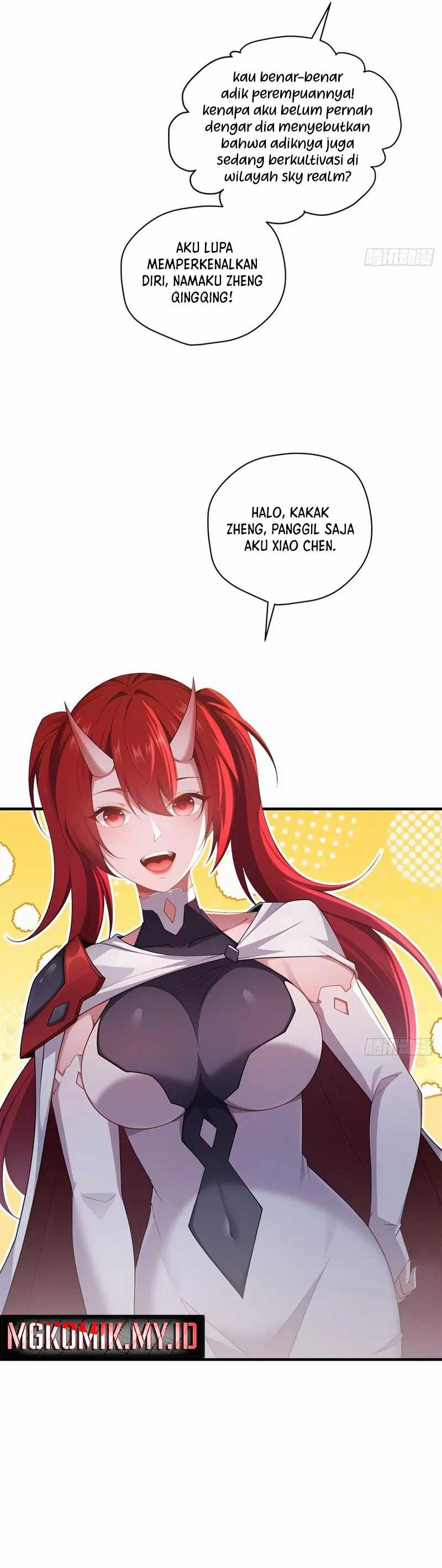 Traveling Through Time and Space to Become an Unlucky NPC: I Have a Wife to Protect Me Chapter 98 Bahasa Indonesia