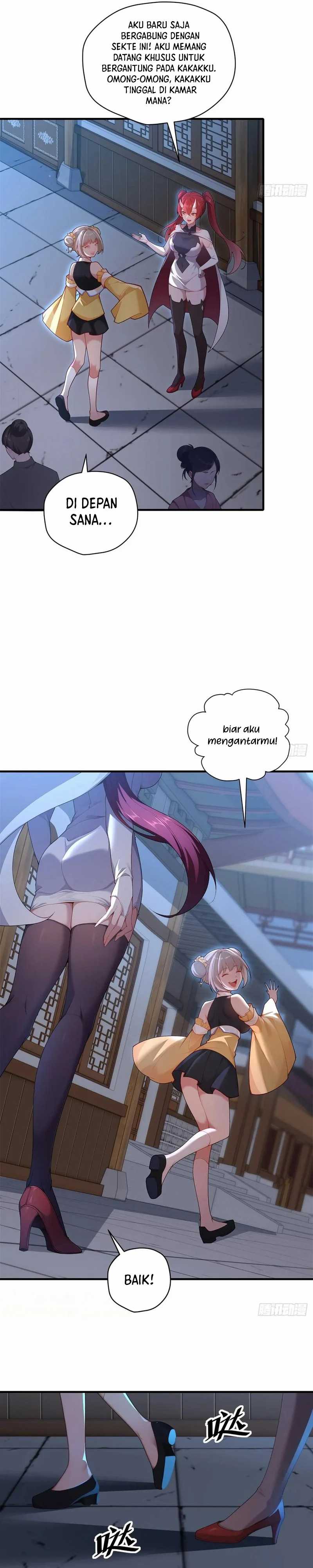 Traveling Through Time and Space to Become an Unlucky NPC: I Have a Wife to Protect Me Chapter 98 Bahasa Indonesia