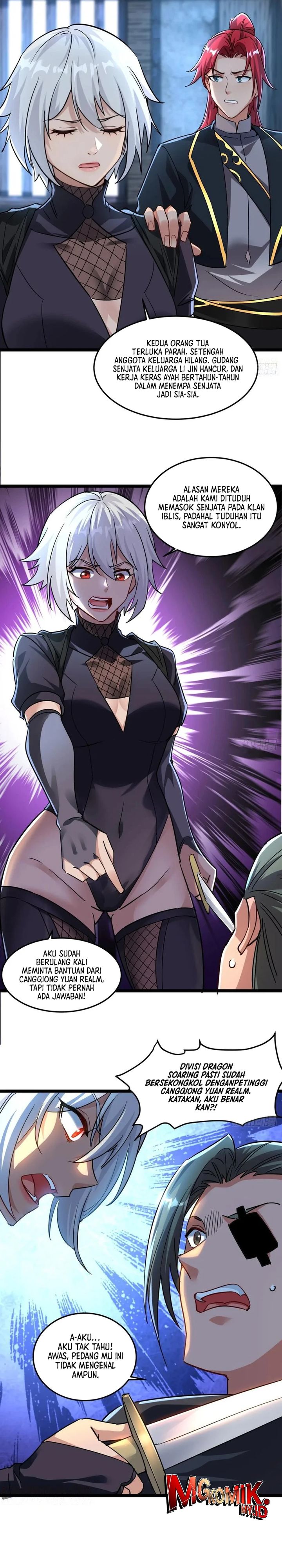 Traveling Through Time and Space to Become an Unlucky NPC: I Have a Wife to Protect Me Chapter 127 Bahasa Indonesia