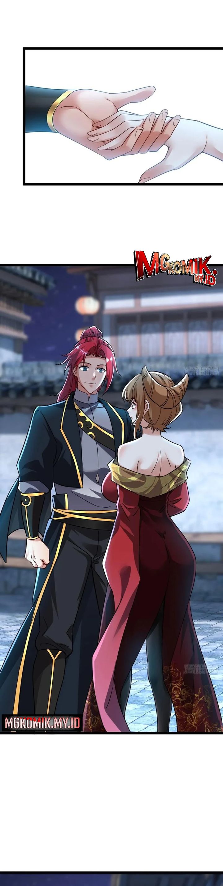 Traveling Through Time and Space to Become an Unlucky NPC: I Have a Wife to Protect Me Chapter 127 Bahasa Indonesia