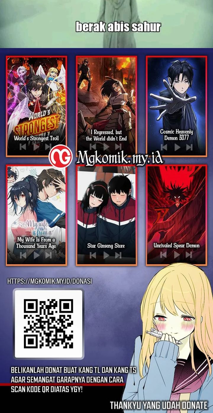 Traveling Through Time and Space to Become an Unlucky NPC: I Have a Wife to Protect Me Chapter 127 Bahasa Indonesia