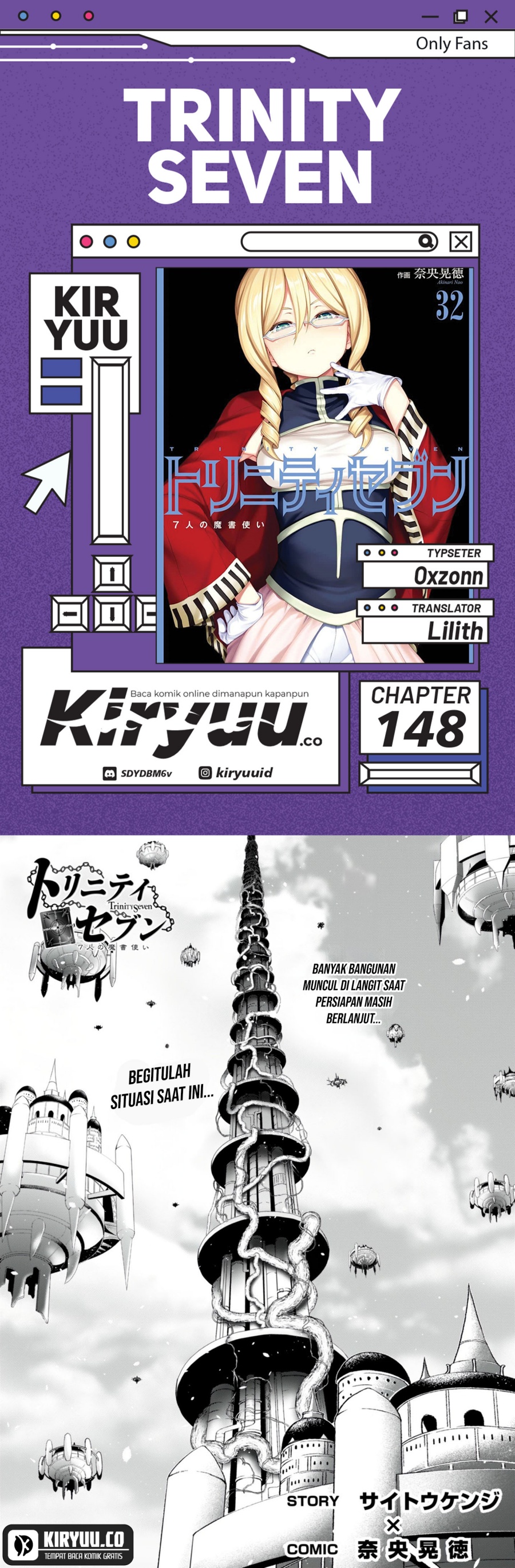 Dilarang COPAS - situs resmi www.mangacanblog.com - Komik trinity seven 148 - chapter 148 149 Indonesia trinity seven 148 - chapter 148 Terbaru 0|Baca Manga Komik Indonesia|Mangacan