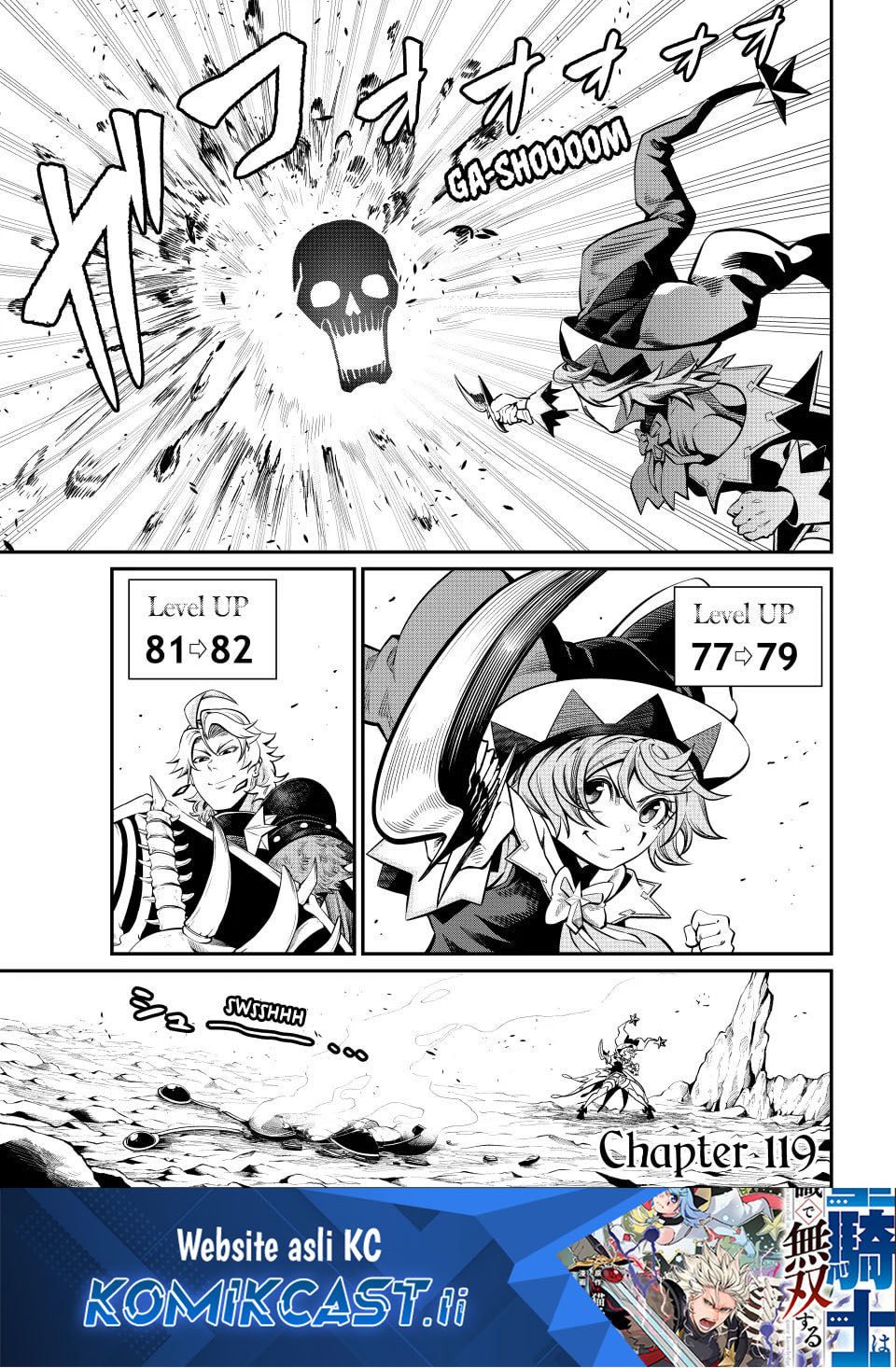 Tsuihou Sareta Tenshou Juu Kishi wa Game Chishiki de Musou Suru Chapter 119 Bahasa Indonesia