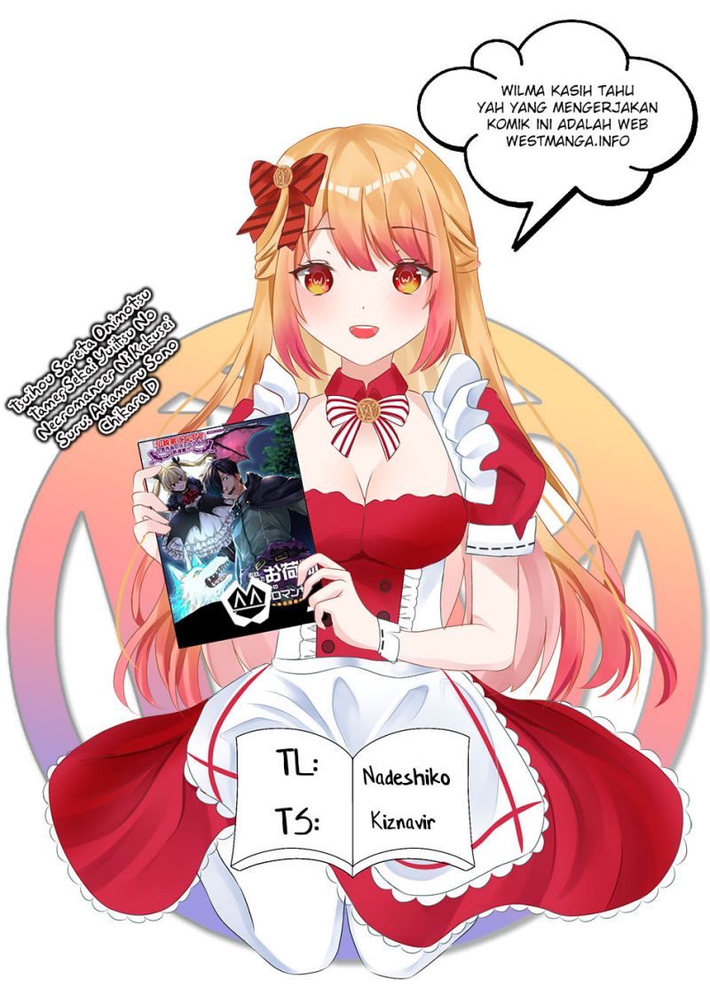 Tsuihou Sareta Onimotsu Tamer, Sekai Yuiitsu No Necromancer Ni Kakusei Suru: Ariamaru Sono Chikara D Chapter 11.1 Bahasa Indonesia