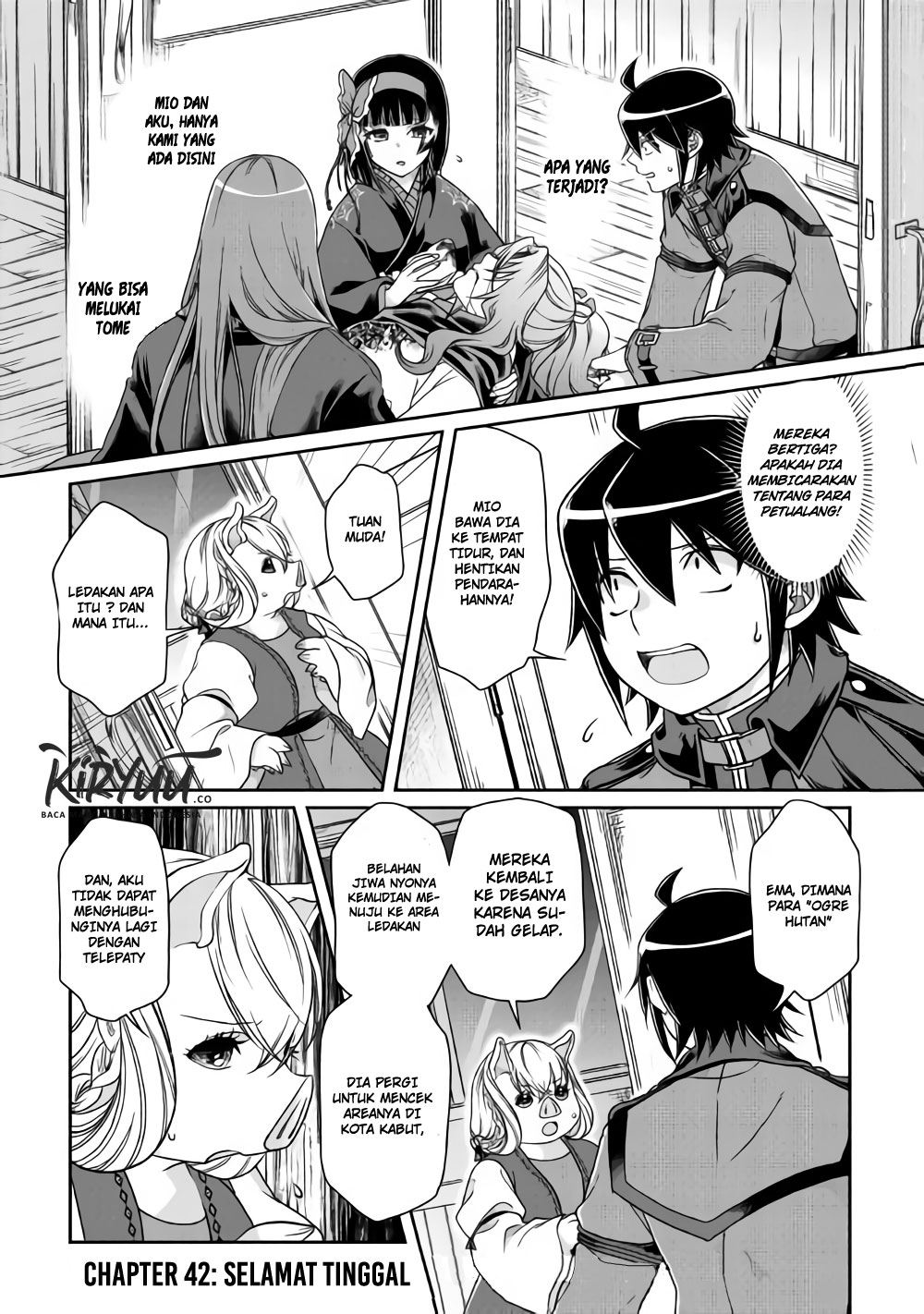 Tsuki ga Michibiku Isekai Douchuu Chapter 42 Bahasa Indonesia