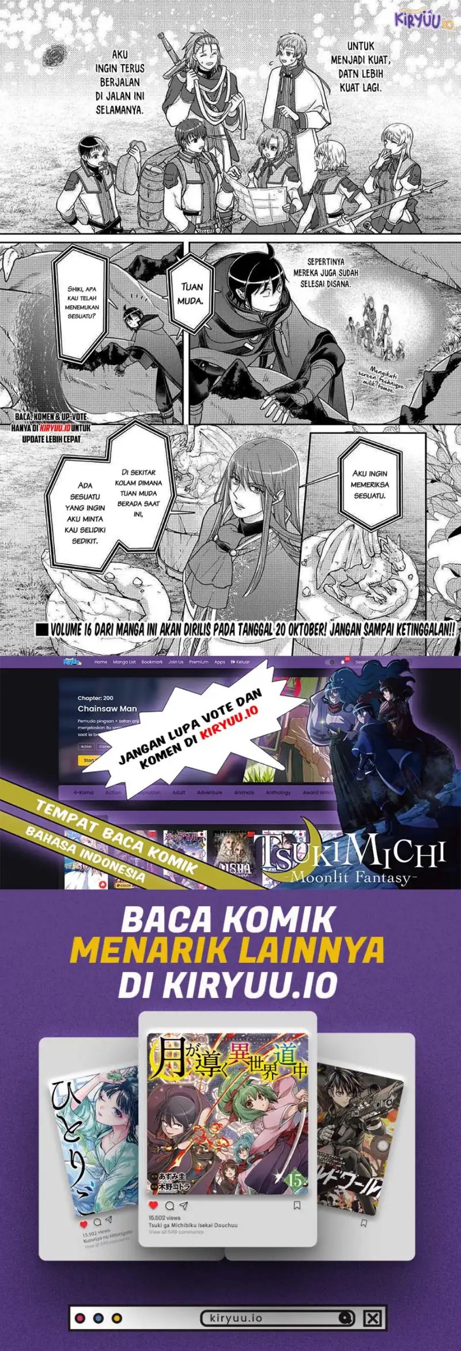 Tsuki ga Michibiku Isekai Douchuu chapter 110