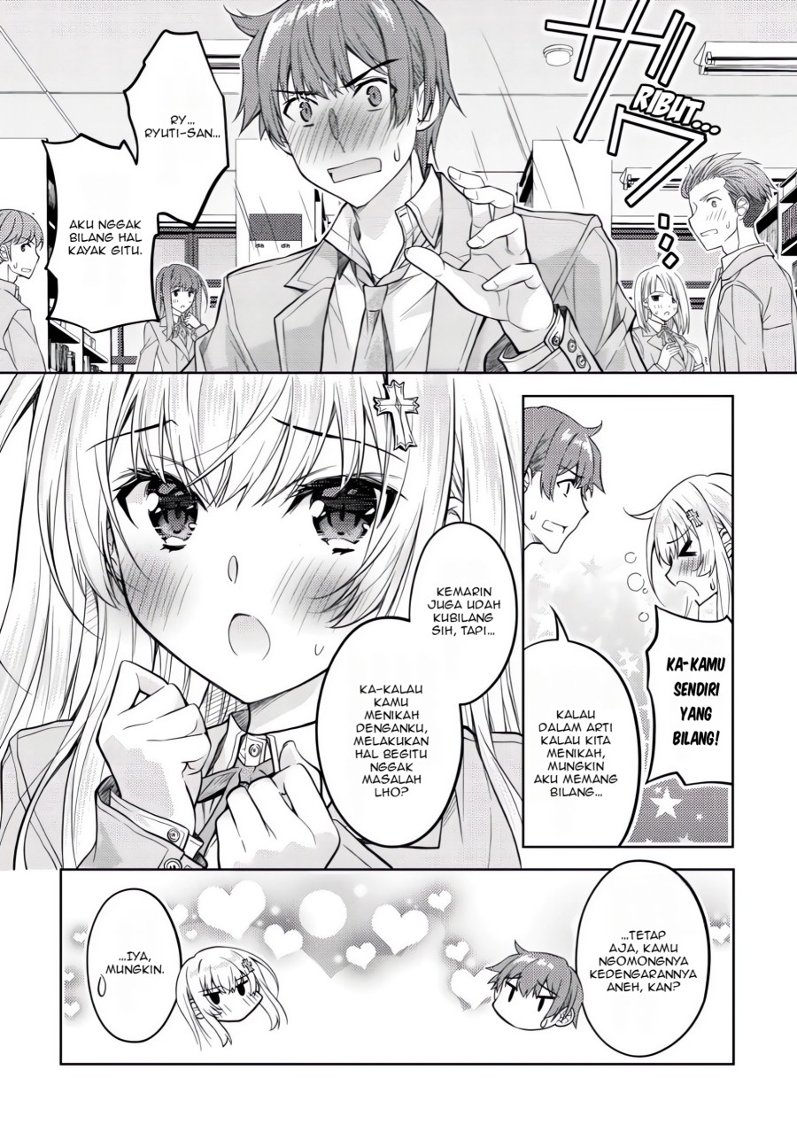 Tsundere Hokuou Bishoujo no Classmate ga, Kon’yakusha ni Natta Totan ni Dere Ippentou ni Natte Shimatta Ken ni Tsuite chapter 3