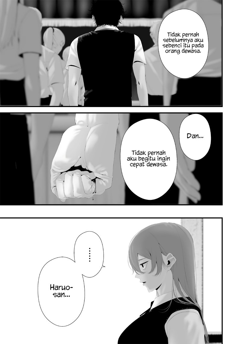 Tsurenai Hodo Aokute Azatoi Kurai ni Akai chapter 74