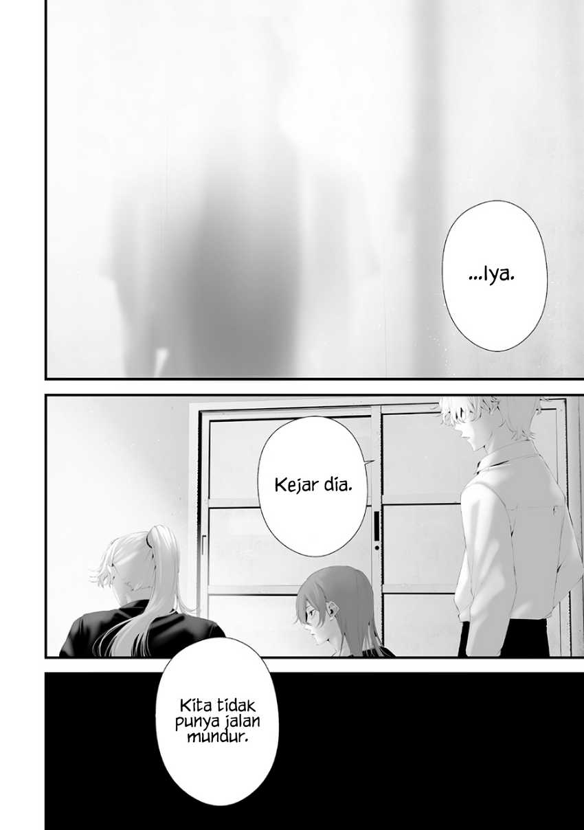 Tsurenai Hodo Aokute Azatoi Kurai ni Akai Chapter 74.8 Bahasa Indonesia