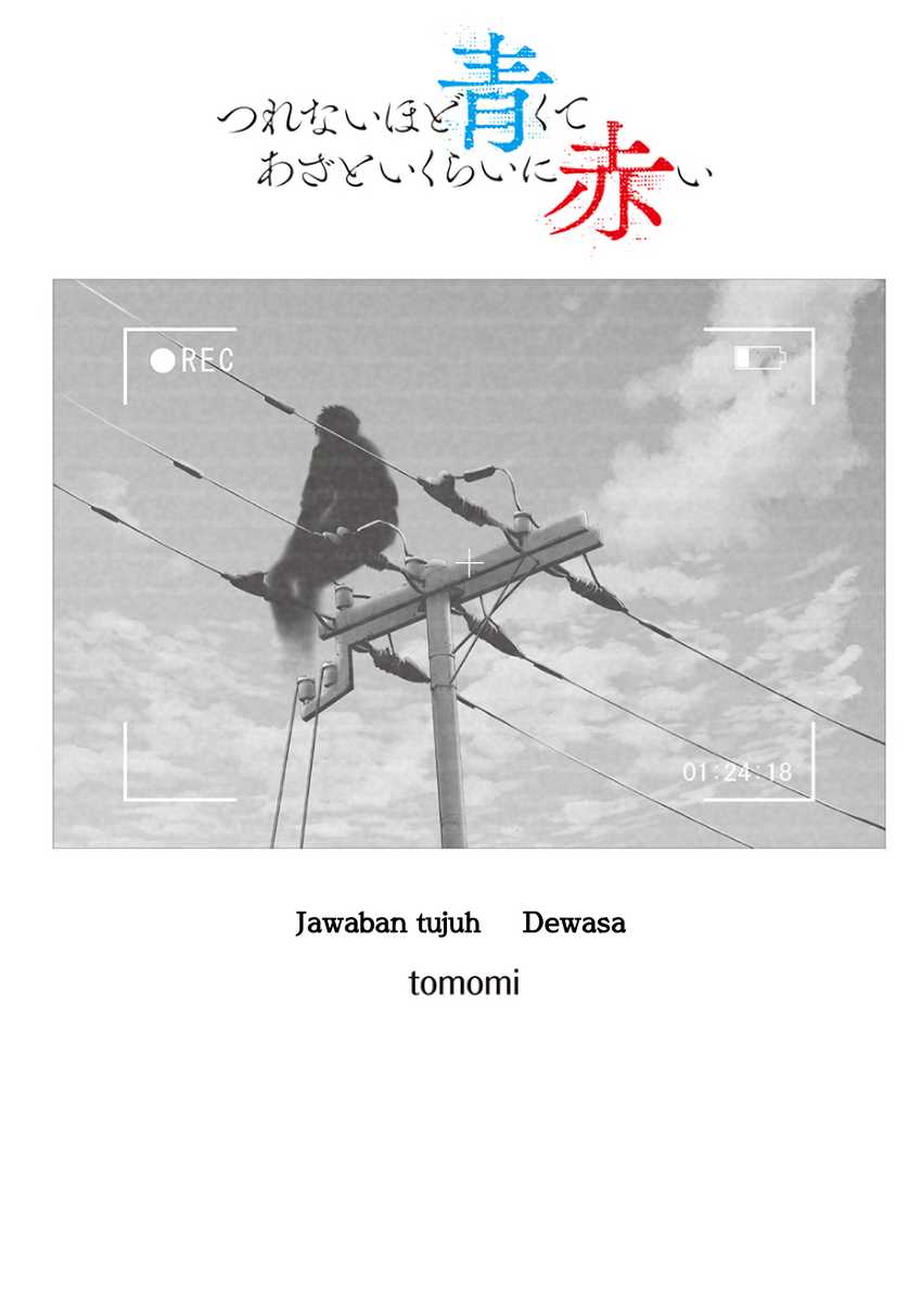 Tsurenai Hodo Aokute Azatoi Kurai ni Akai Chapter 74.8 Bahasa Indonesia