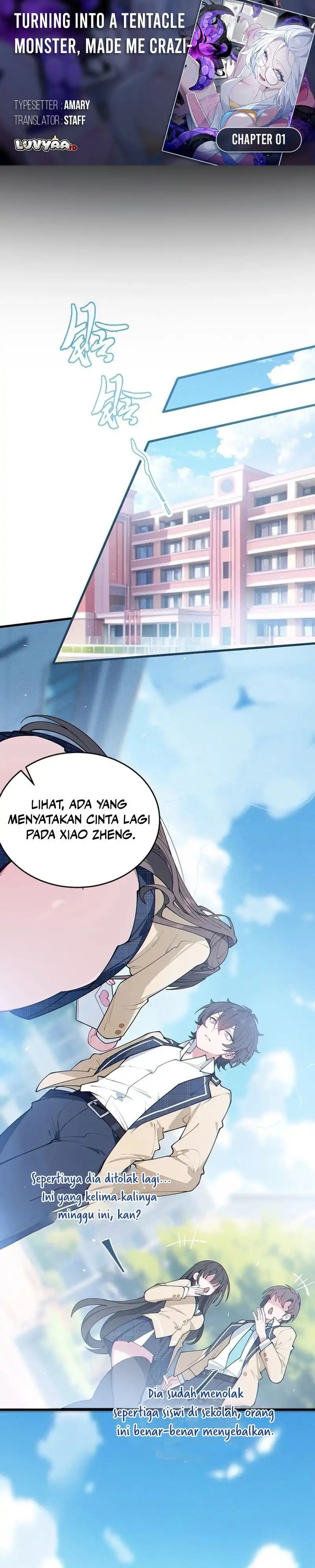 Turning Into A Tentacle Monster, Made Me Crazier Chapter 01 Bahasa Indonesia