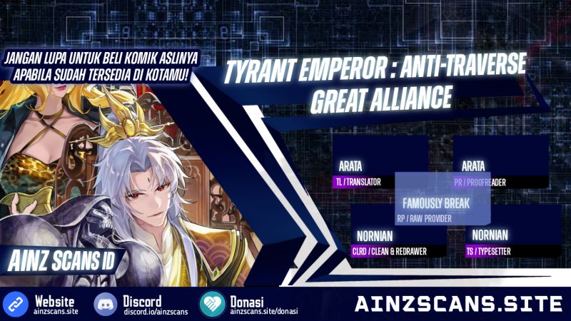 Tyrant Emperor: The Great Alliance Anti-Traverse chapter 1
