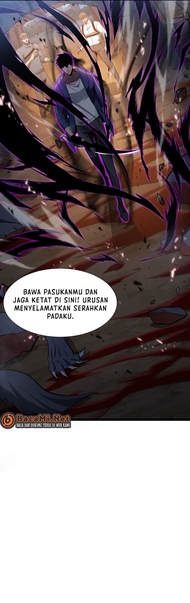 Tyrant of the Otherworld: My Shadow Can Evolve Infinitely Chapter 58 Bahasa Indonesia