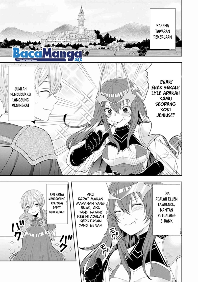 Tensei Ryoushu no Yuuryou Kaitaku: Zensei no Kioku o Ikashite White ni Tsutometara, Yuunou na Jinzai ga Atsumari Sugimashita Chapter 02.1 Bahasa Indonesia