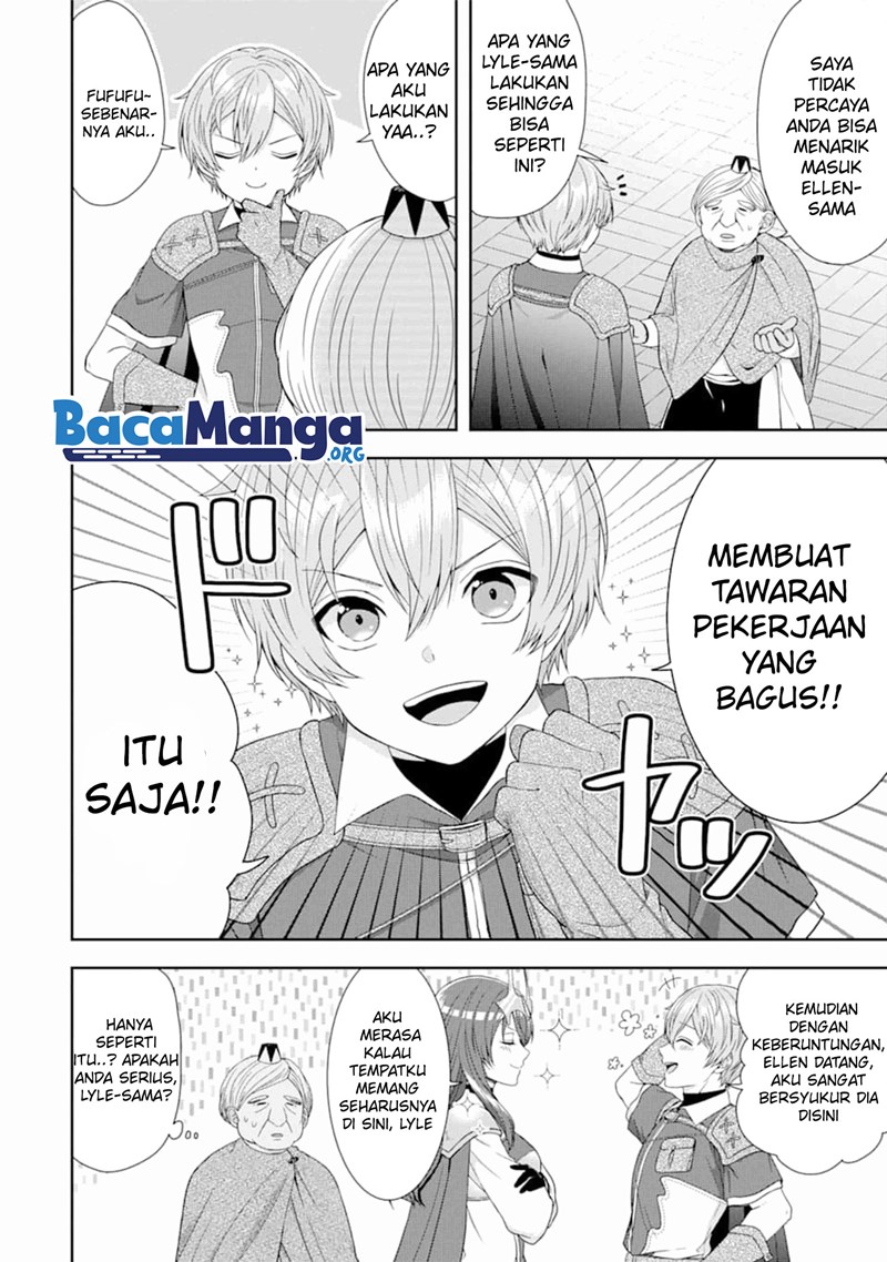 Tensei Ryoushu no Yuuryou Kaitaku: Zensei no Kioku o Ikashite White ni Tsutometara, Yuunou na Jinzai ga Atsumari Sugimashita Chapter 02.1 Bahasa Indonesia