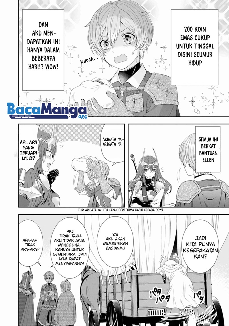 Tensei Ryoushu no Yuuryou Kaitaku: Zensei no Kioku o Ikashite White ni Tsutometara, Yuunou na Jinzai ga Atsumari Sugimashita Chapter 02.1 Bahasa Indonesia