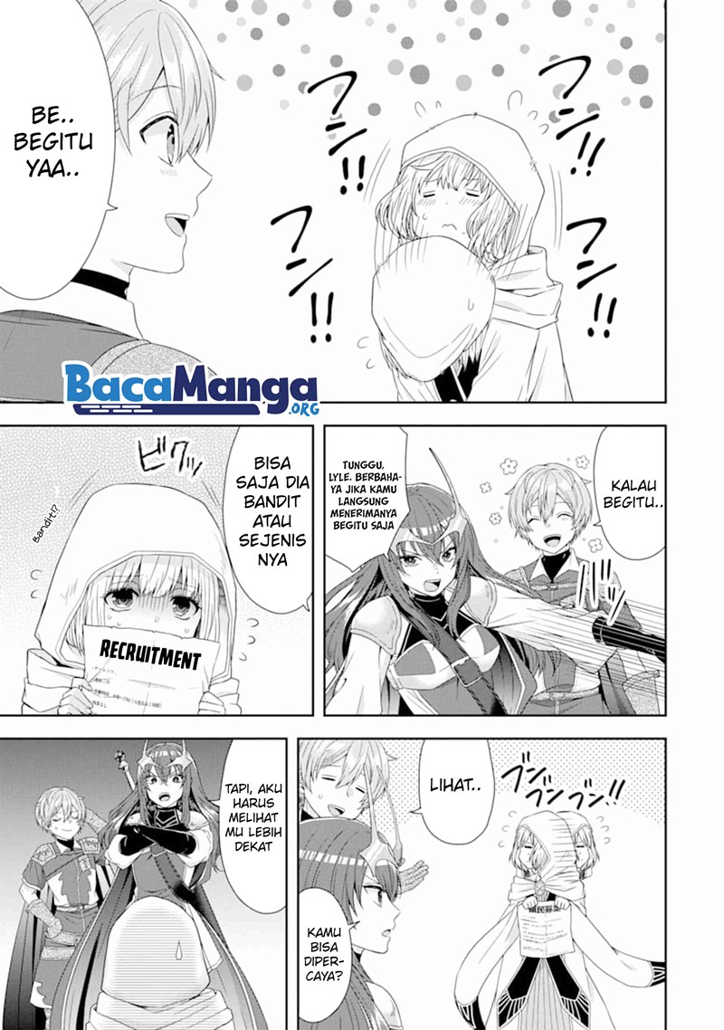 Tensei Ryoushu no Yuuryou Kaitaku: Zensei no Kioku o Ikashite White ni Tsutometara, Yuunou na Jinzai ga Atsumari Sugimashita Chapter 02.1 Bahasa Indonesia