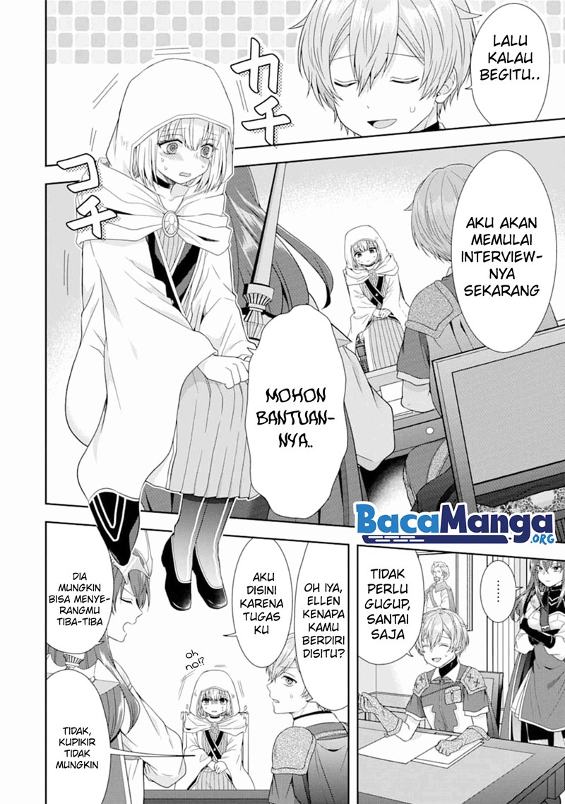 Tensei Ryoushu no Yuuryou Kaitaku: Zensei no Kioku o Ikashite White ni Tsutometara, Yuunou na Jinzai ga Atsumari Sugimashita Chapter 02.1 Bahasa Indonesia